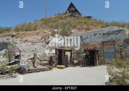 Alte Mine Museum In Oatman, 22. Juni 2017. Route 66, Oatman. Arizona USA, EEUU. Stockfoto