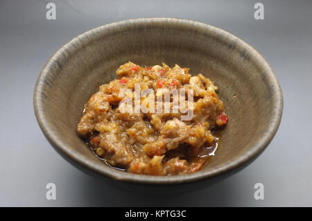 Shrimp-Paste-Chili-Sauce, Thai traditionelle Speisen Stockfoto