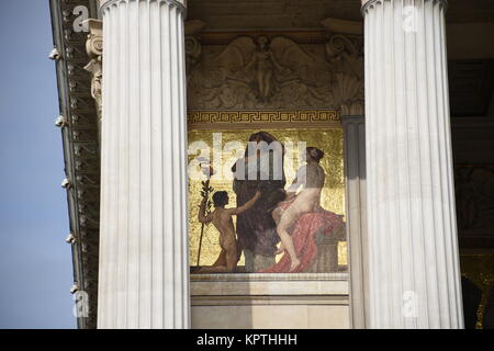 Â Parlament Wien, Parlament, Parlament, Wien, dr.-karl-Renner-Ring, Ring Road, griechisch-römischen, der Sitz der Regierung Stockfoto