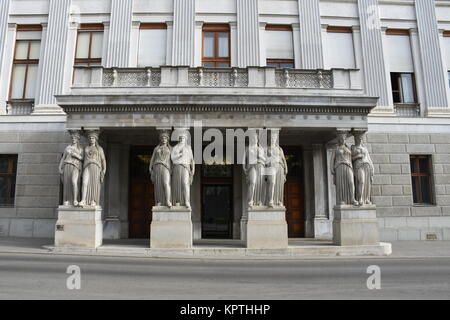 Â Parlament Wien, Parlament, Parlament, Wien, dr.-karl-Renner-Ring, Ring Road, griechisch-römischen, der Sitz der Regierung Stockfoto