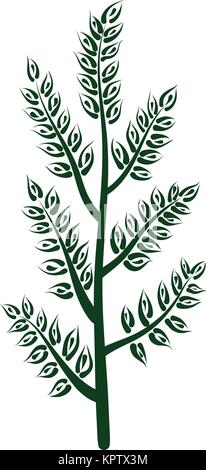 Abbildung: einen jungen Baum Stock Vektor