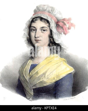 Charlotte Corday, Marie-Anne Charlotte de Corday d'Armont, Charlotte Corday Stockfoto