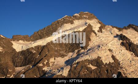 Gletscher auf Mt Brunner Stockfoto