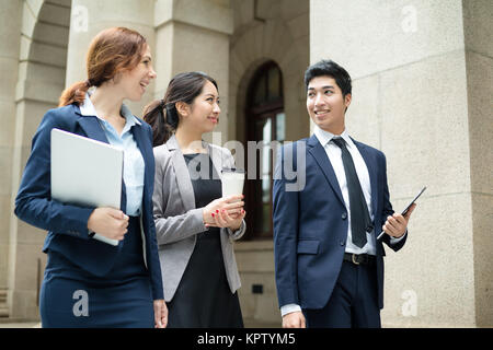 Internationale Geschäftsleute Stockfoto