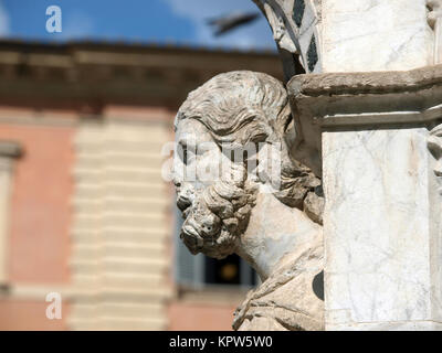 Siena - wunderbar Capella di Piazza Palazzo Pubblico eingerichtet Stockfoto