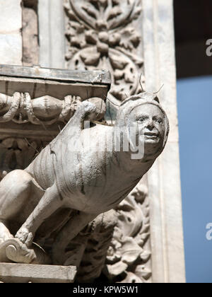 Siena - wunderbar Capella di Piazza Palazzo Pubblico eingerichtet Stockfoto