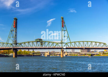 Hawthorne Bridge View Stockfoto