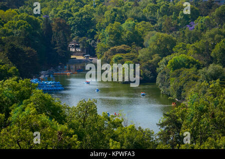 Lago de Chapultepec (Chapultepec See) im Chapultepec Park, Mexiko City, Mexiko Stockfoto