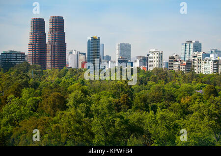 Lago de Chapultepec (Chapultepec See) im Chapultepec Park, Mexiko City, Mexiko Stockfoto