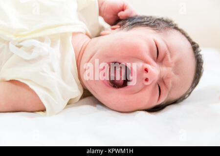 Baby weint Stockfoto