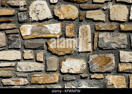 Steinmauer Textur Stockfoto