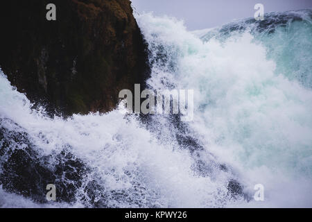 Enorme Wasserfall Stockfoto