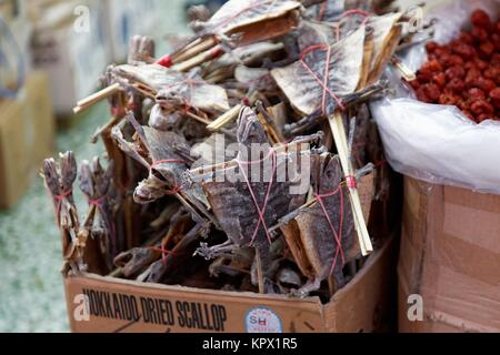 Getrocknete Eidechsen als chinesische Medizin Stockfoto