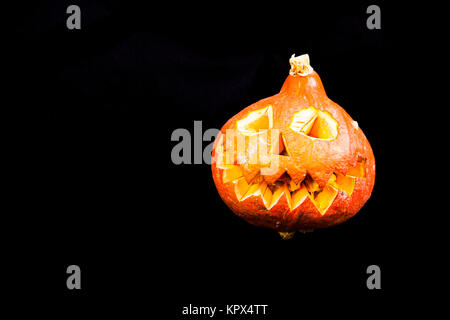 Gruseliger Kuerbis Halloween Stockfoto