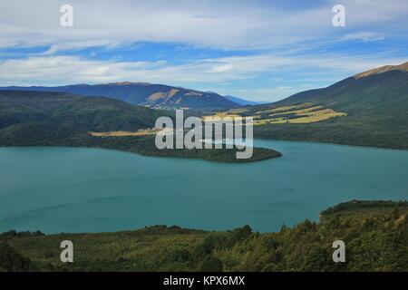 Lake Rotoiti, Blick vom Mt Robert Stockfoto