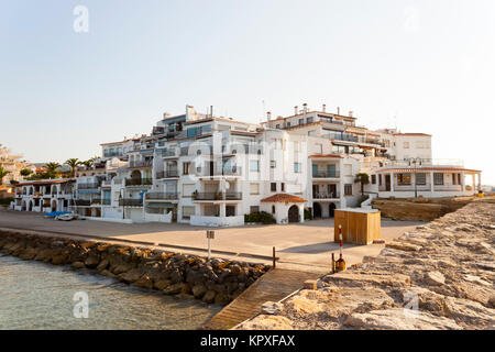 Roc de Sant Gaieta, Roda de Bera, Tarragona, Spanien. Stockfoto