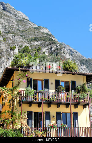 Residence in Limone Stockfoto