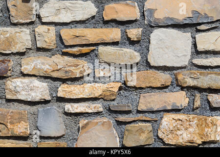 Steinmauer Textur Stockfoto