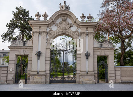 Schöne burgeingang in Keszthely, Ungarn Stockfoto