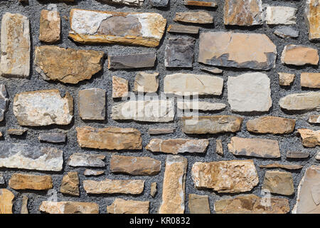 Steinmauer Textur Stockfoto