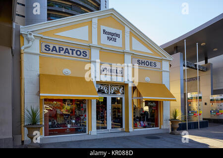 Kromprinz Schuhgeschäft (Sapatos, thiels) auf die Independence Avenue, Windhoek, Namibia, Afrika Stockfoto