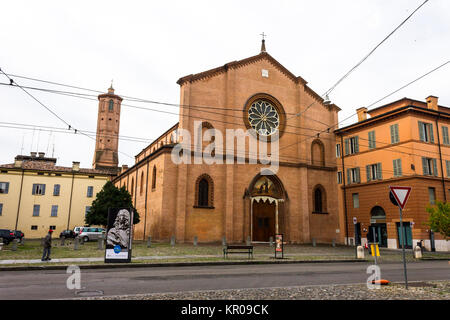 Die Chiesa di San Francesco, eine römisch-katholische Kirche in der Stadt Modena, Italien Stockfoto