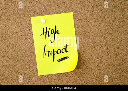 Business Akronym HI High Impact Stockfoto