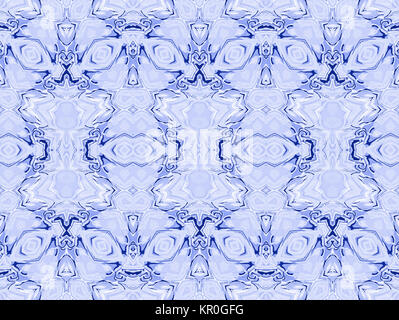 Abstrakte geometrische nahtlose Hintergrund. Kunstvolle Ornamente, gradient Rautenmuster in lila Farbtönen mit dunklen blauen und weißen Elementen. Stockfoto