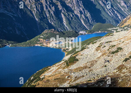 Beaitiful Bergsee im Sommer, Tal der fünf Seen, Polen, Zakopane Stockfoto