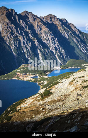Beaitiful Bergsee im Sommer, Tal der fünf Seen, Polen, Zakopane Stockfoto