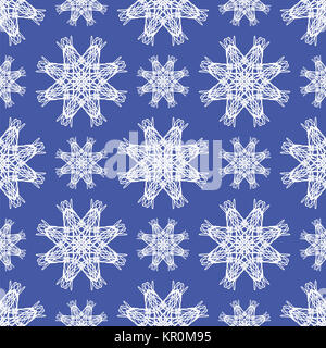 Nahtlose Textur auf blau. Ornamentalen Hintergrund Stockfoto