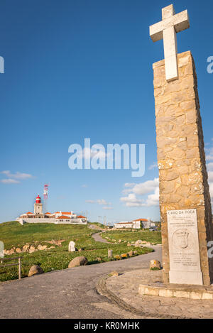 Cabo da Roca, äußersten westlichen Punkt Europas in Sintra. Stockfoto