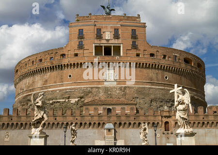 Engelsburg in Rom Italien Stockfoto