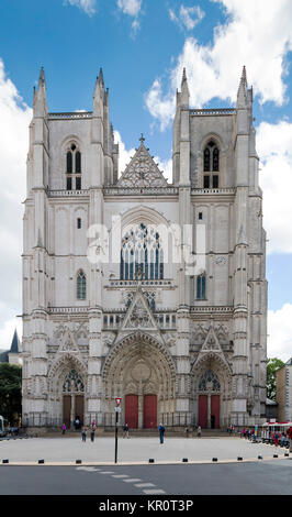 Nantes, Bretagne, Frankreich - Juni 28, 2017: Dom St. Peter und Paul in Nantes Frankreich Stockfoto