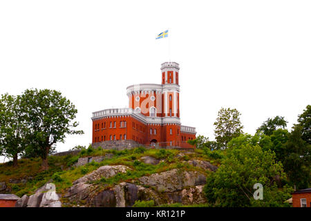 Burg auf kastellholmen Stockfoto