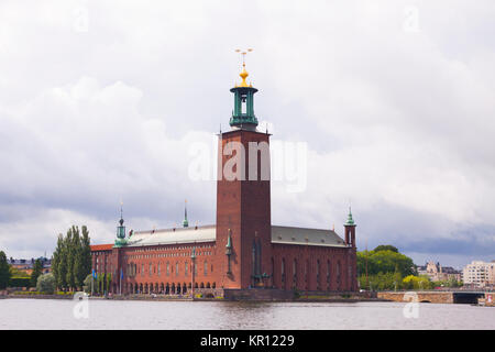 Tre Kronor Stockholm stadshuset Stockfoto