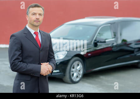 Chauffeur Stockfoto