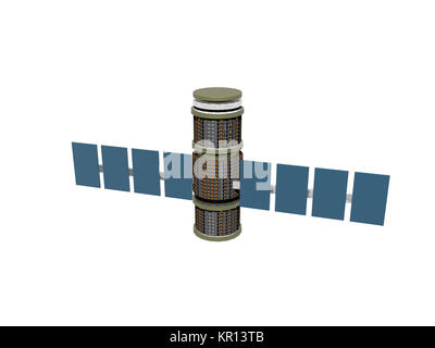 Optionale Satelliten im Weltraum Stockfoto