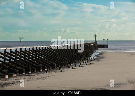 See Defense an der Südküste der Britischen Inseln. Schützen die Küste vor Erosion. Stockfoto