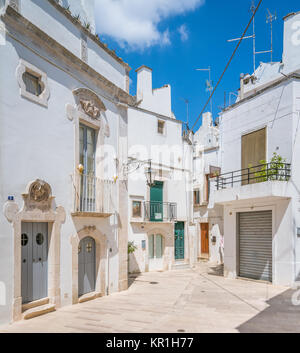 Morgen Sommer in Martina Franca in der Provinz Taranto, Apulien, Süditalien. Stockfoto