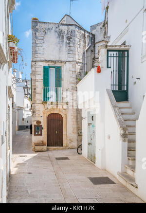 Morgen Sommer in Martina Franca in der Provinz Taranto, Apulien, Süditalien. Stockfoto