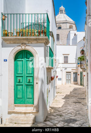 Morgen Sommer in Martina Franca in der Provinz Taranto, Apulien, Süditalien. Stockfoto