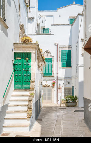 Morgen Sommer in Martina Franca in der Provinz Taranto, Apulien, Süditalien. Stockfoto