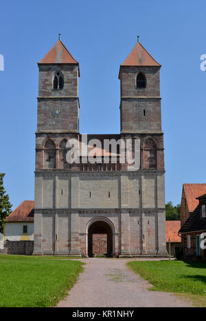 Münster, Open-air Museum, Vessra, Thüringen, Deutschland, Klosterkirche, Freilichtmuseum, Thüringen, Deutschland Stockfoto