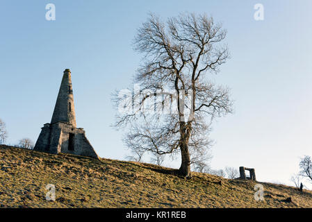 Frau Sykes' Unsinnigkeiten. Sorrelsykes Park, Edgley, Aysgarth, Yorkshire Dales National Park, Großbritannien Stockfoto