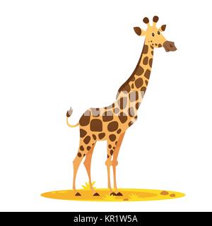 Illustration der giraffe Stock Vektor