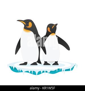 Abbildung: Pinguine Stock Vektor