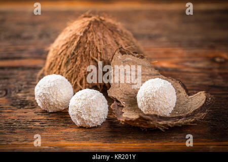 Schneeball-Trüffel Stockfoto