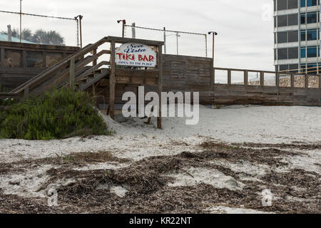 Meer Vista Tiki Bar New Smyrna Beach, Florida USA Stockfoto