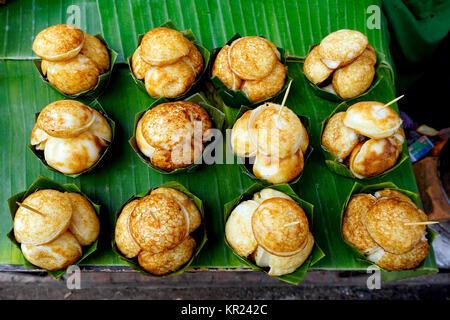 Coconut-Rice Hotcakes Stockfoto